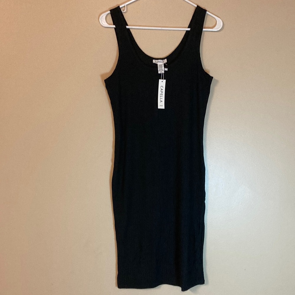 Sleeveless Ribbed Dress